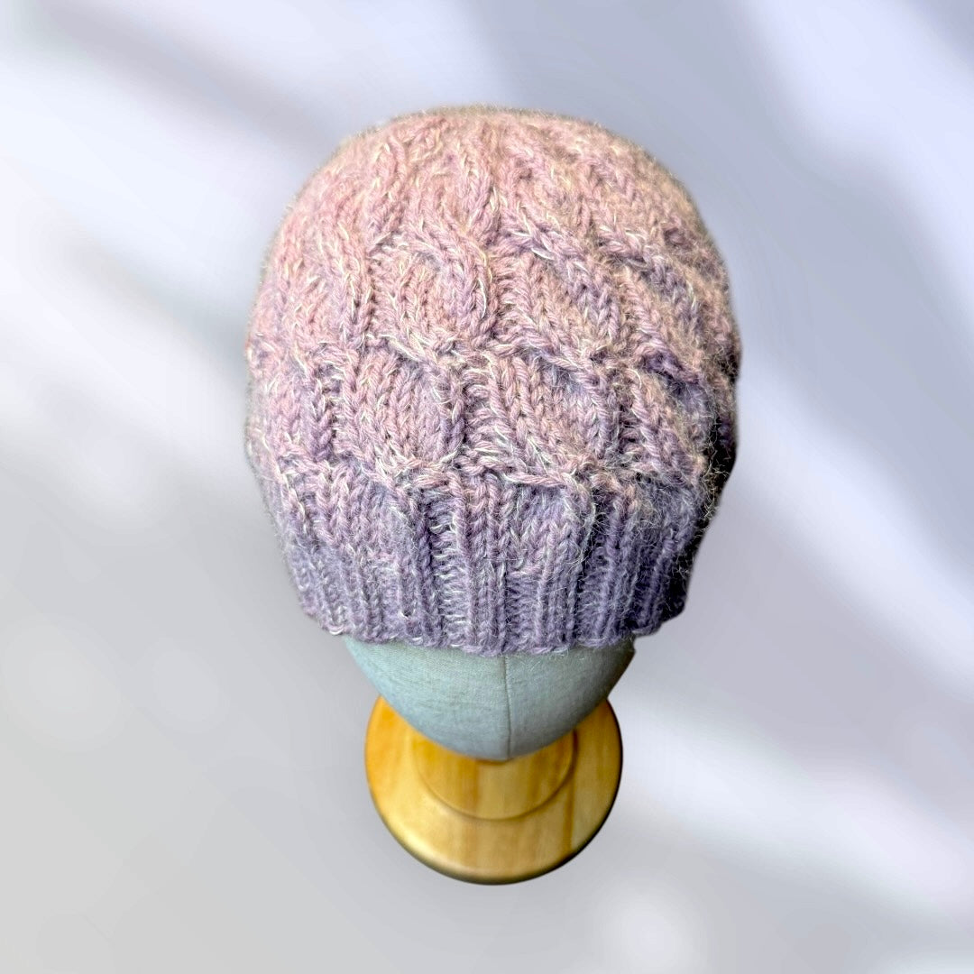 Mohair Cable Beanie