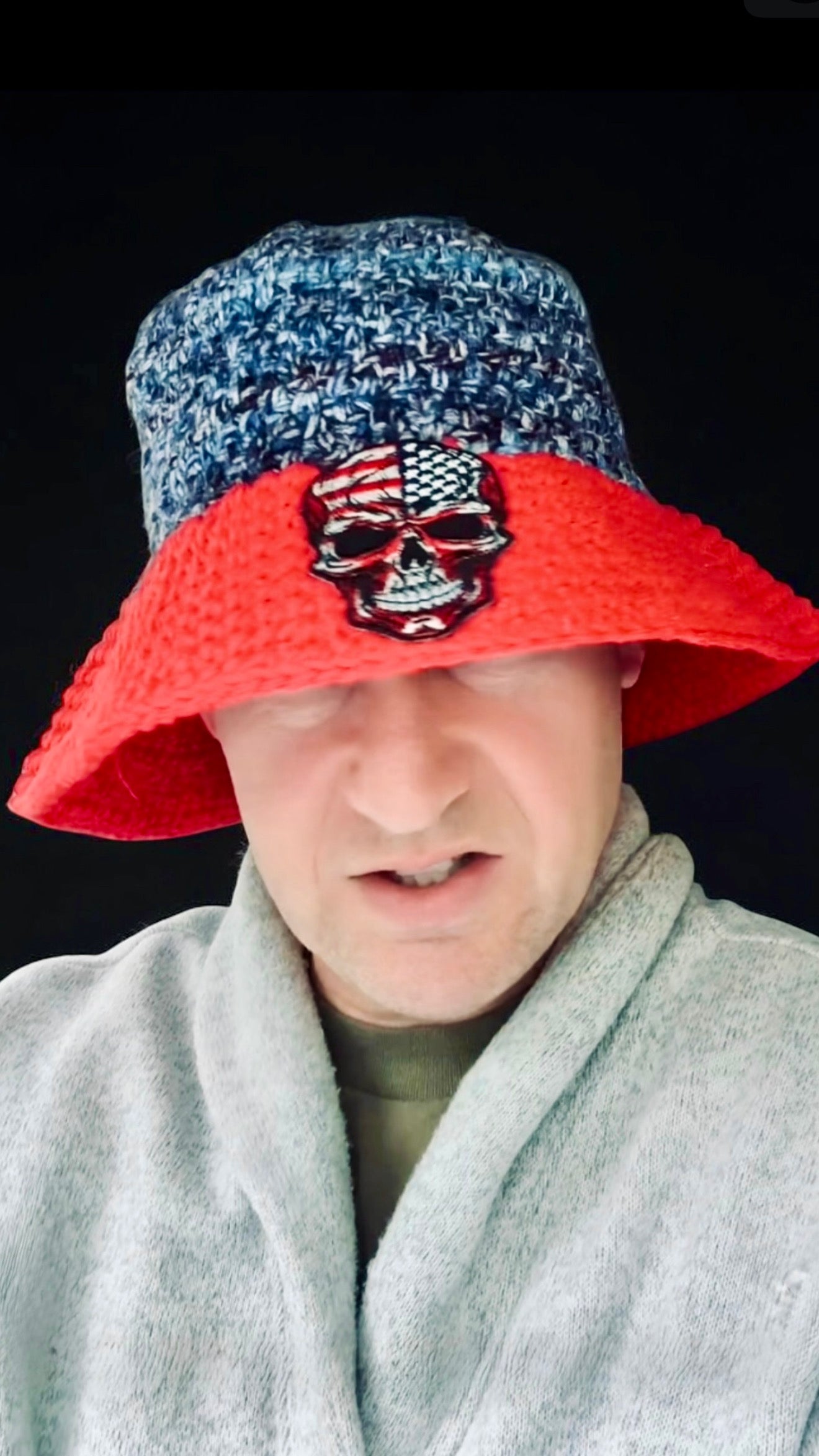 Skull Flag Bucket Hat