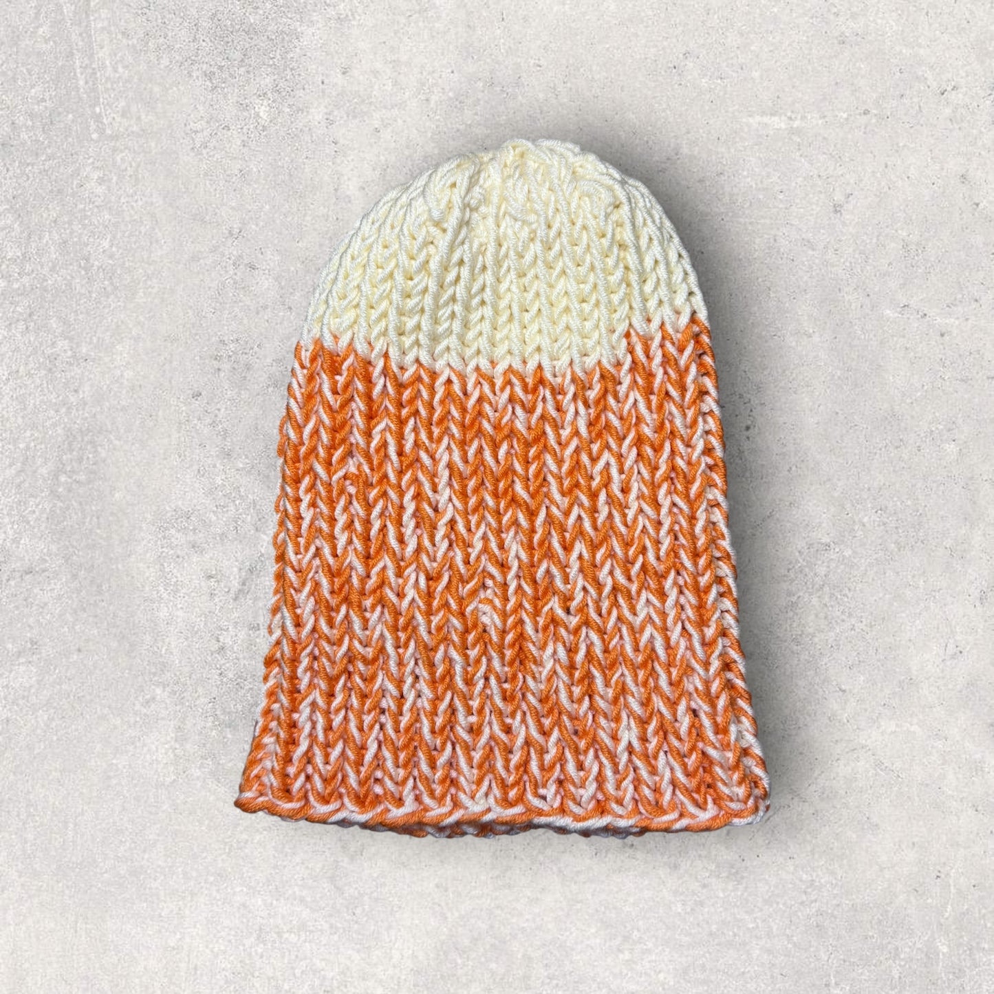 Creamsicle Folding Brim Beanie