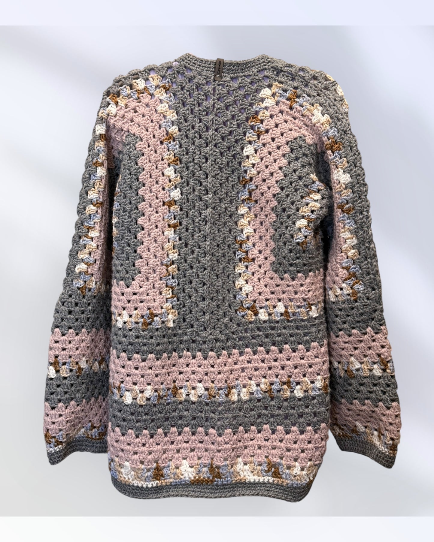 Mossy Lavender Hexagon Cardi
