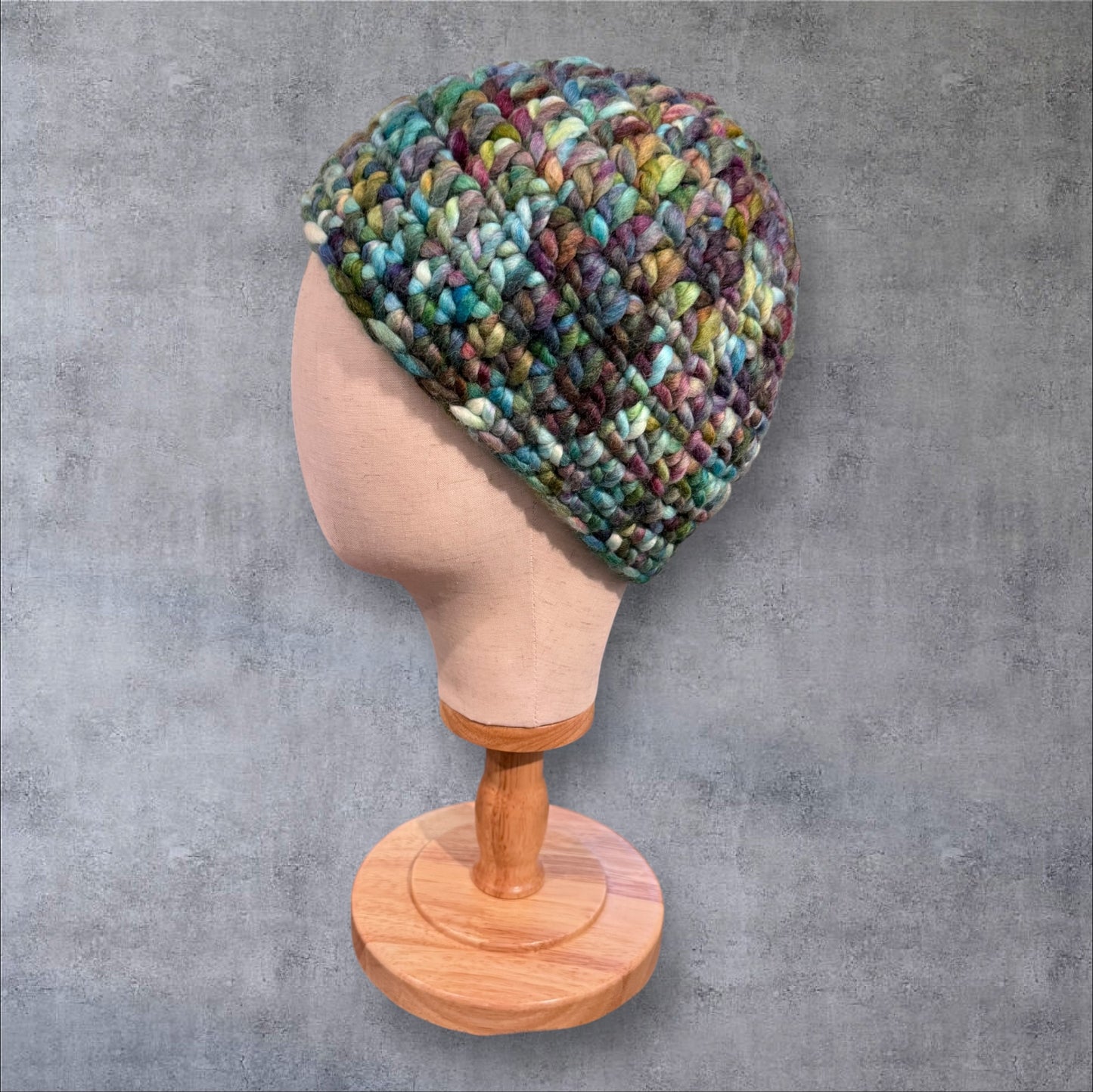 Hand Dye Wool Cap