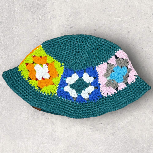 Granny Square Bucket Cap