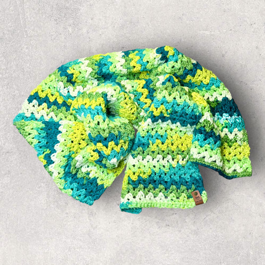 Crocheted V Stitch Scarf