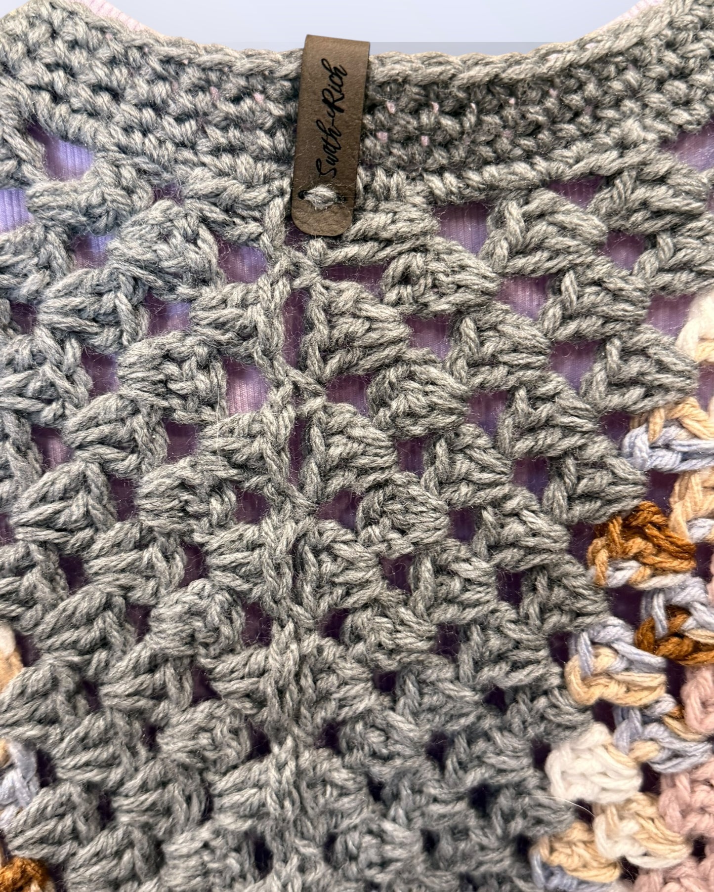 Mossy Lavender Hexagon Cardi