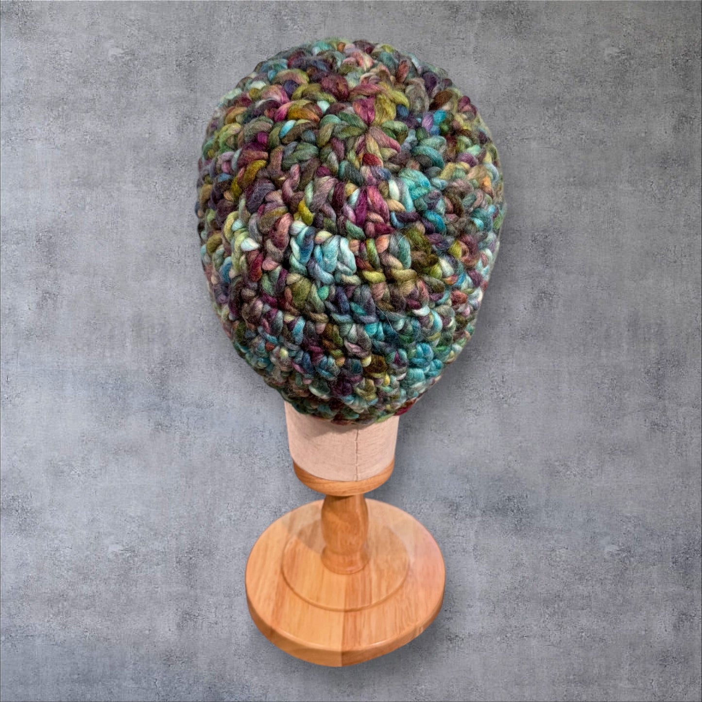 Hand Dye Wool Cap