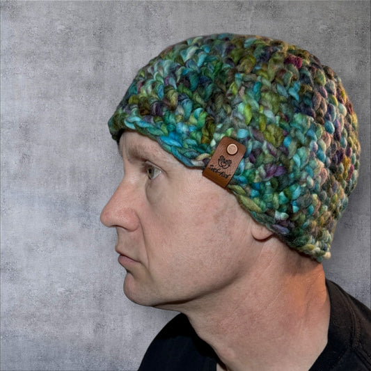 Hand Dye Wool Cap