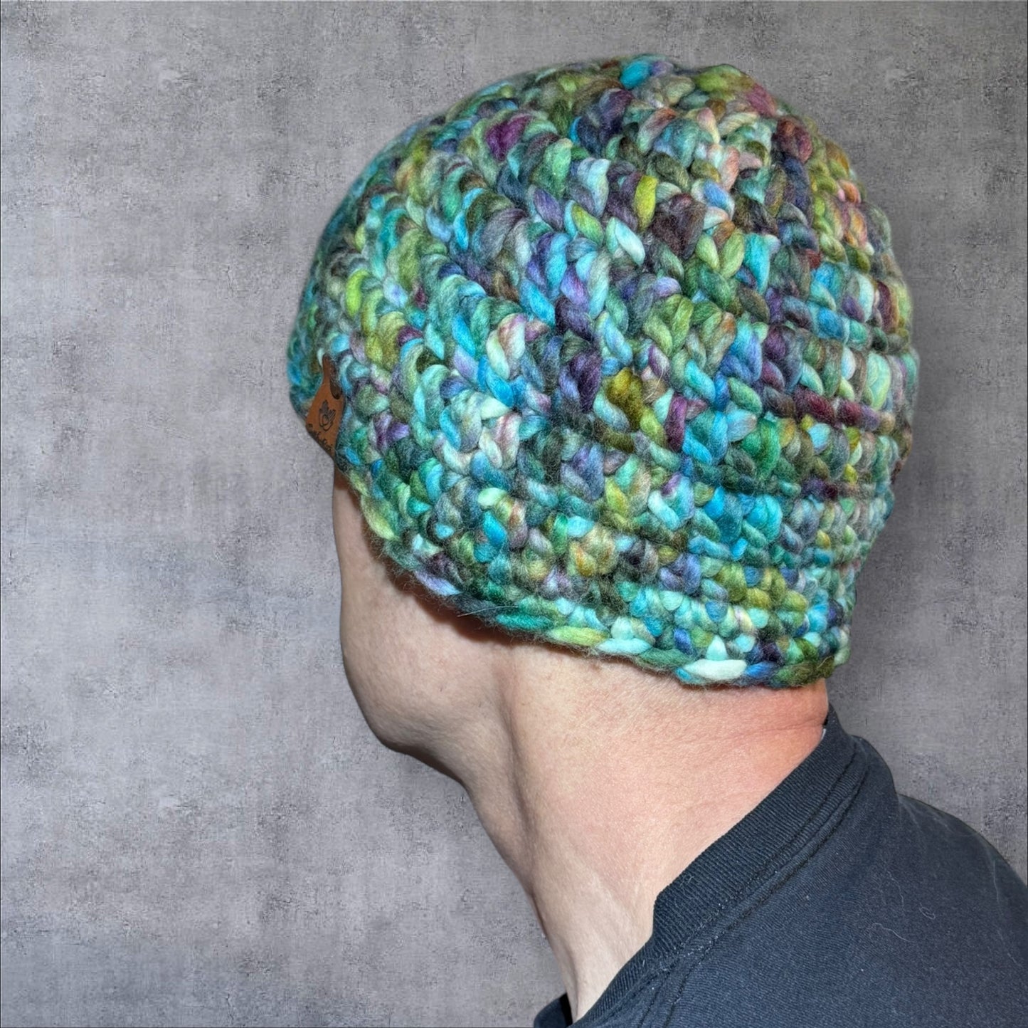 Hand Dye Wool Cap