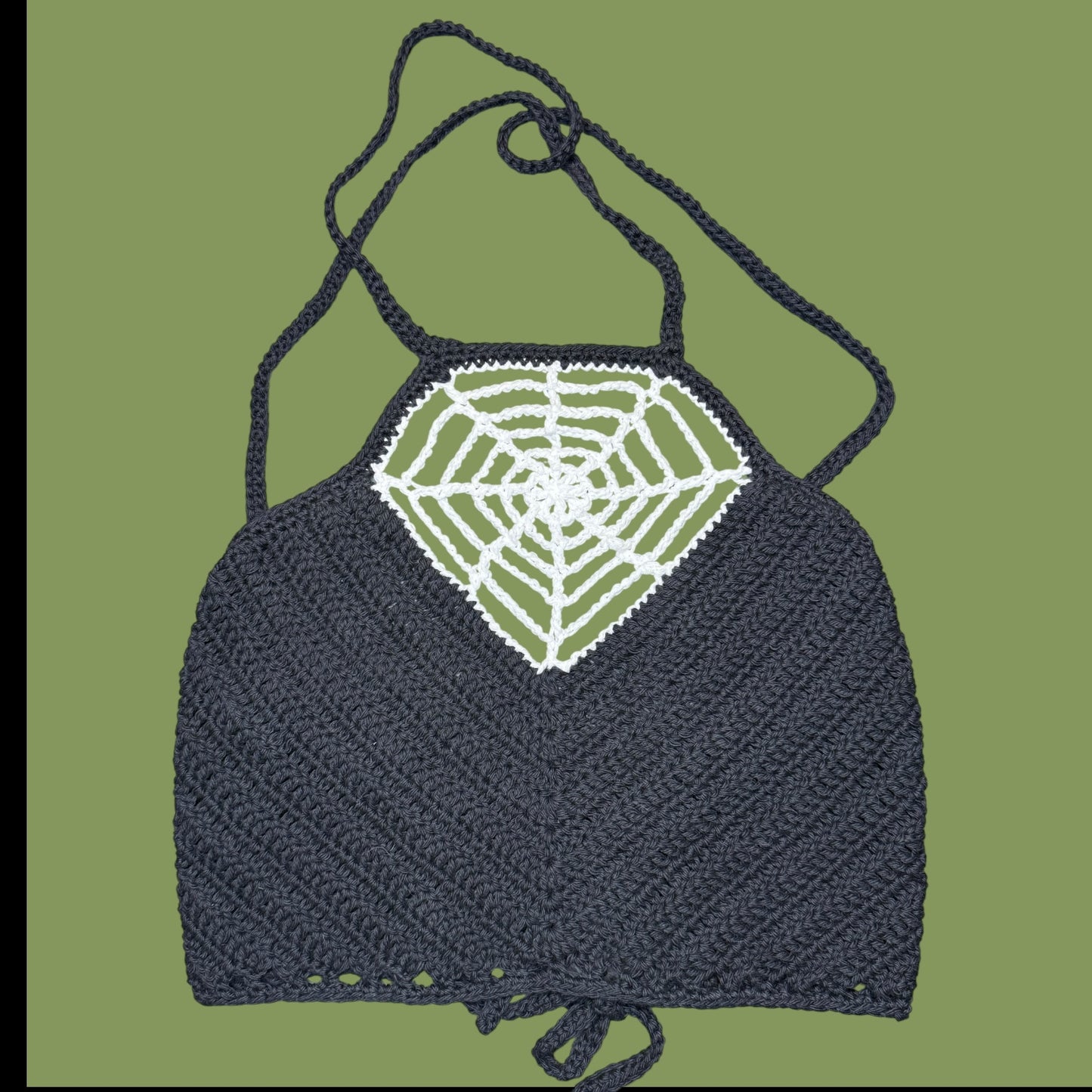 Spider Web Crop Top
