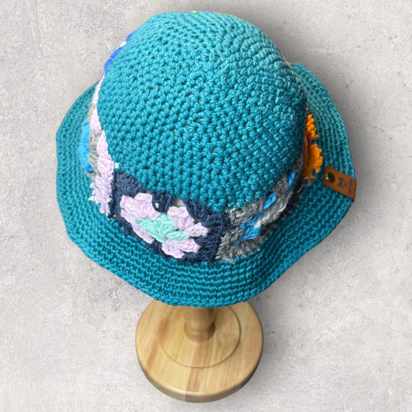 Granny Square Bucket Cap