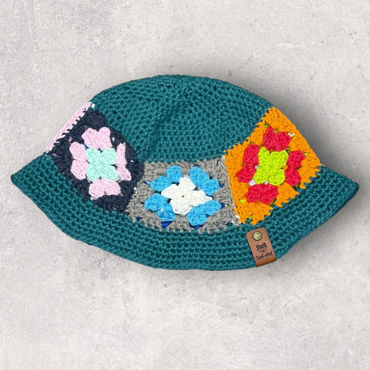 Granny Square Bucket Cap