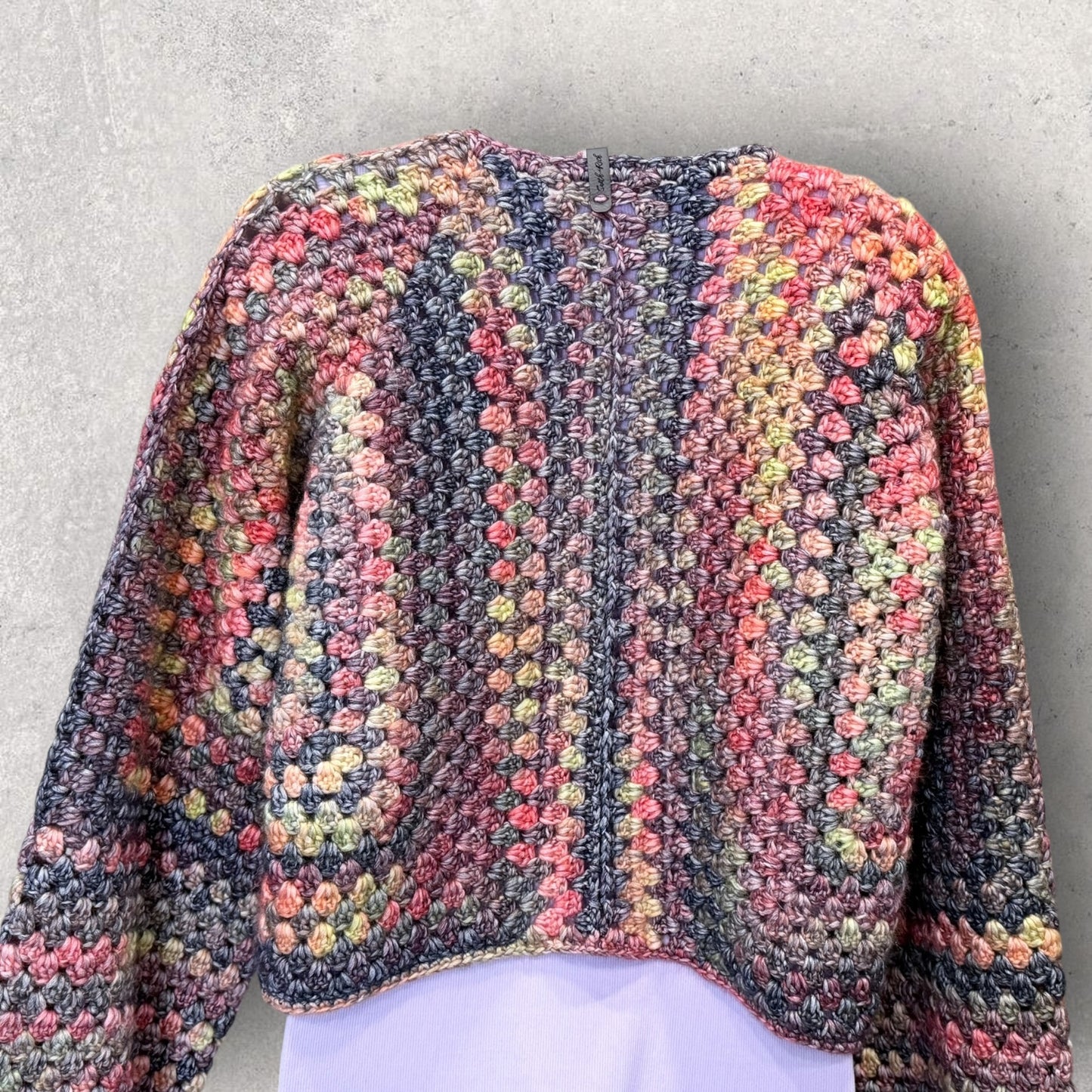 Cropped Foliage Cardi