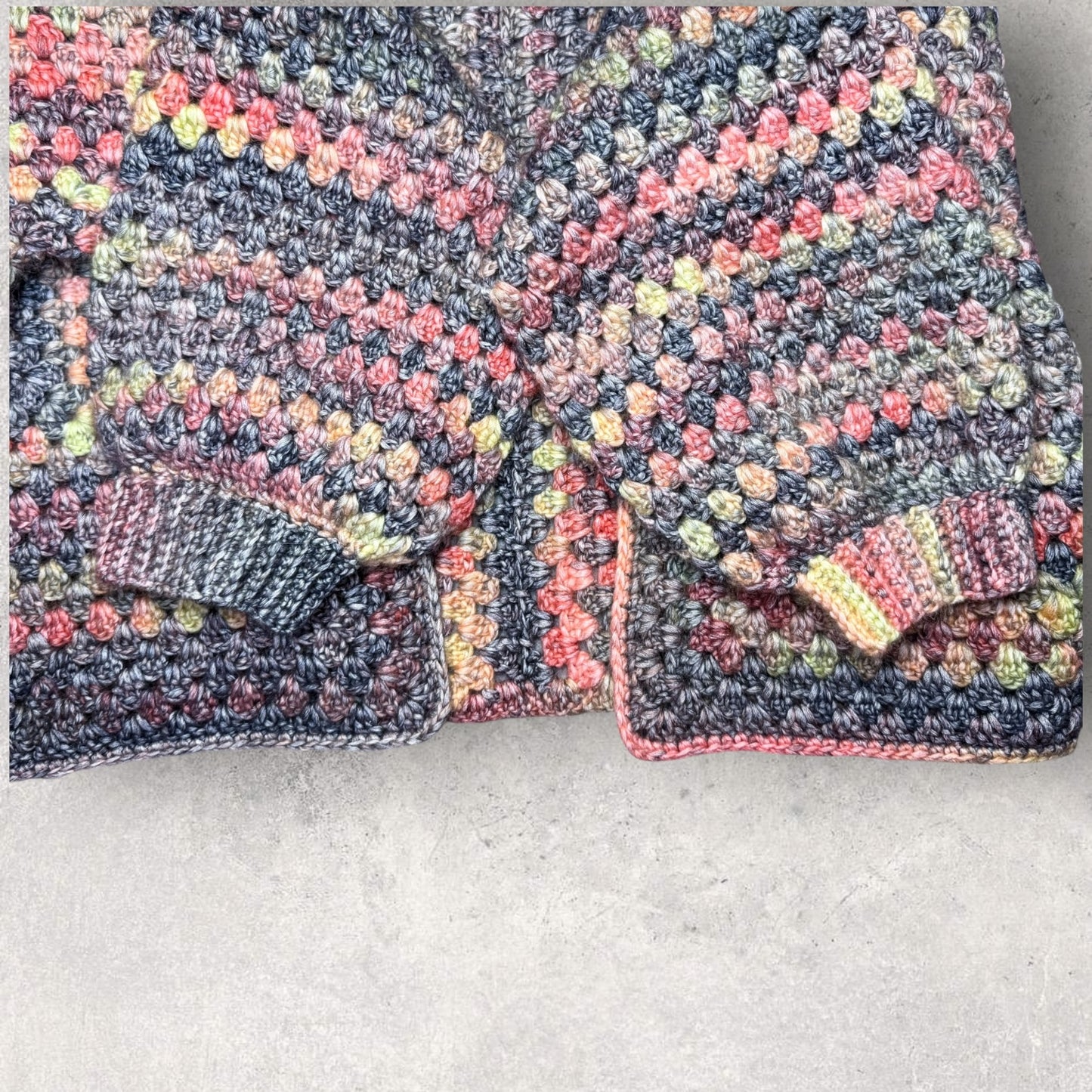 Cropped Foliage Cardi