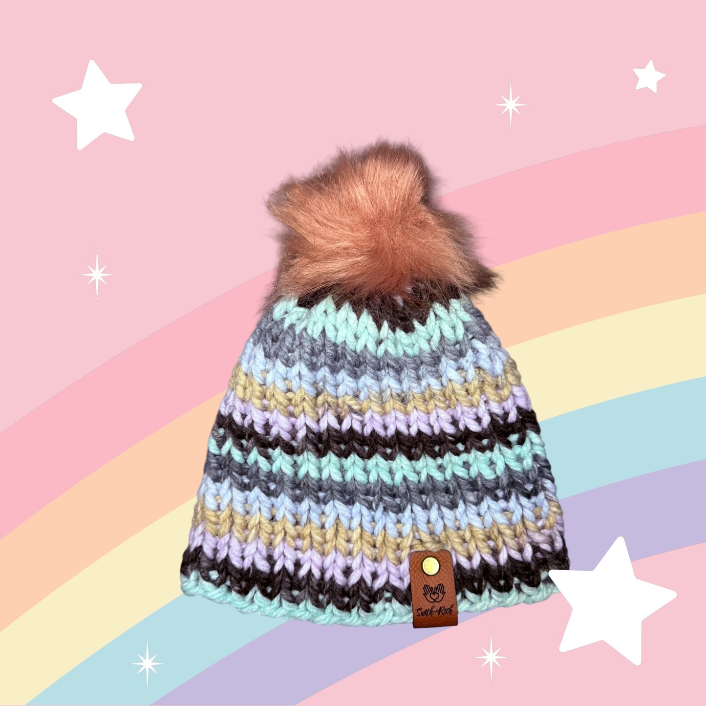 Faux Fur PomPom Beanie