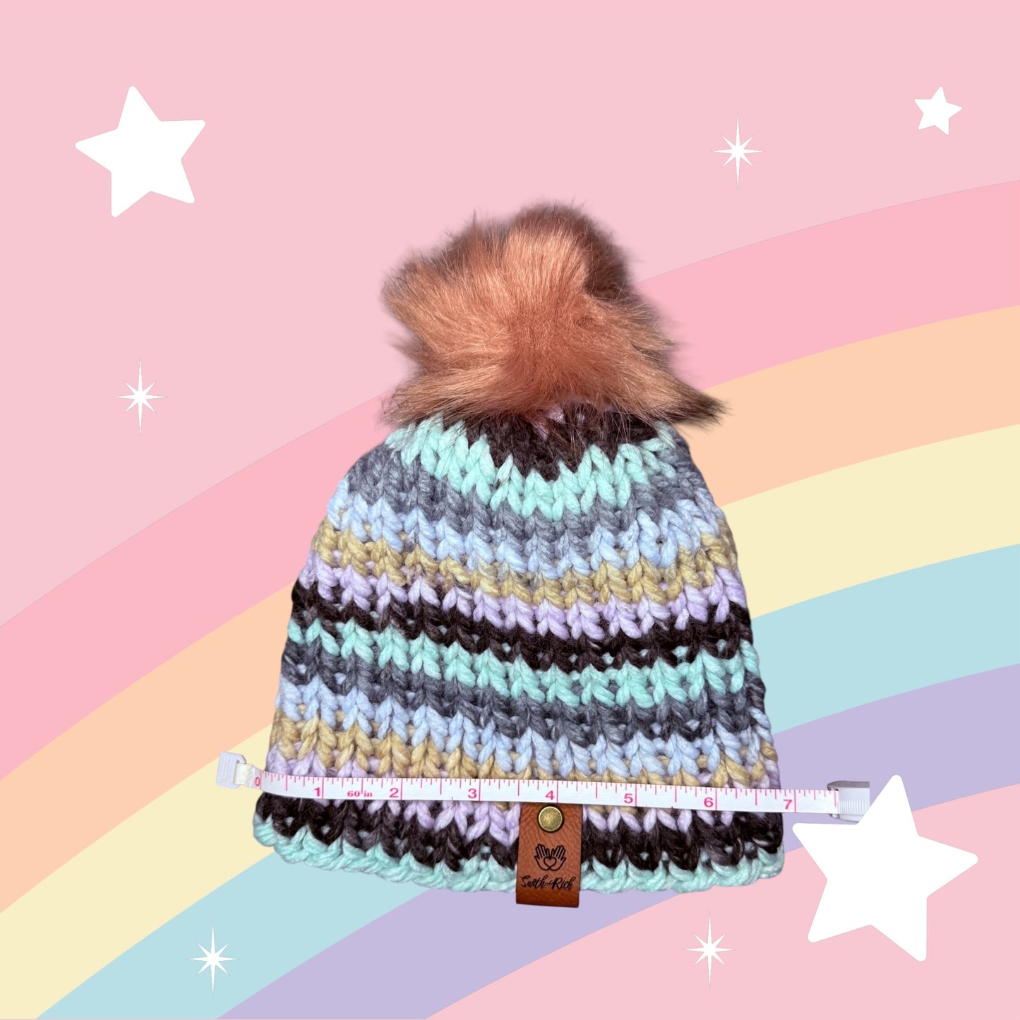 Faux Fur PomPom Beanie