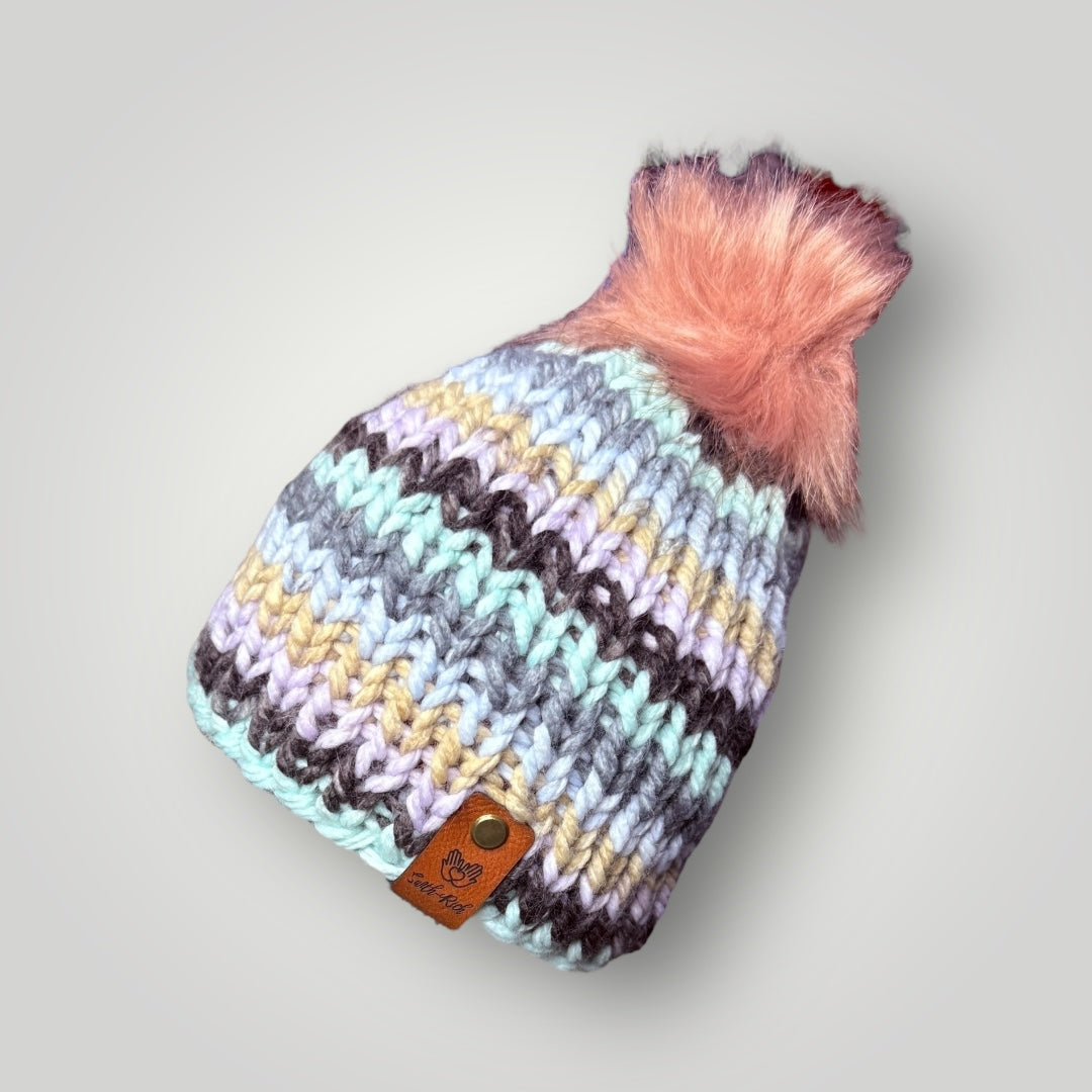 Faux Fur PomPom Beanie