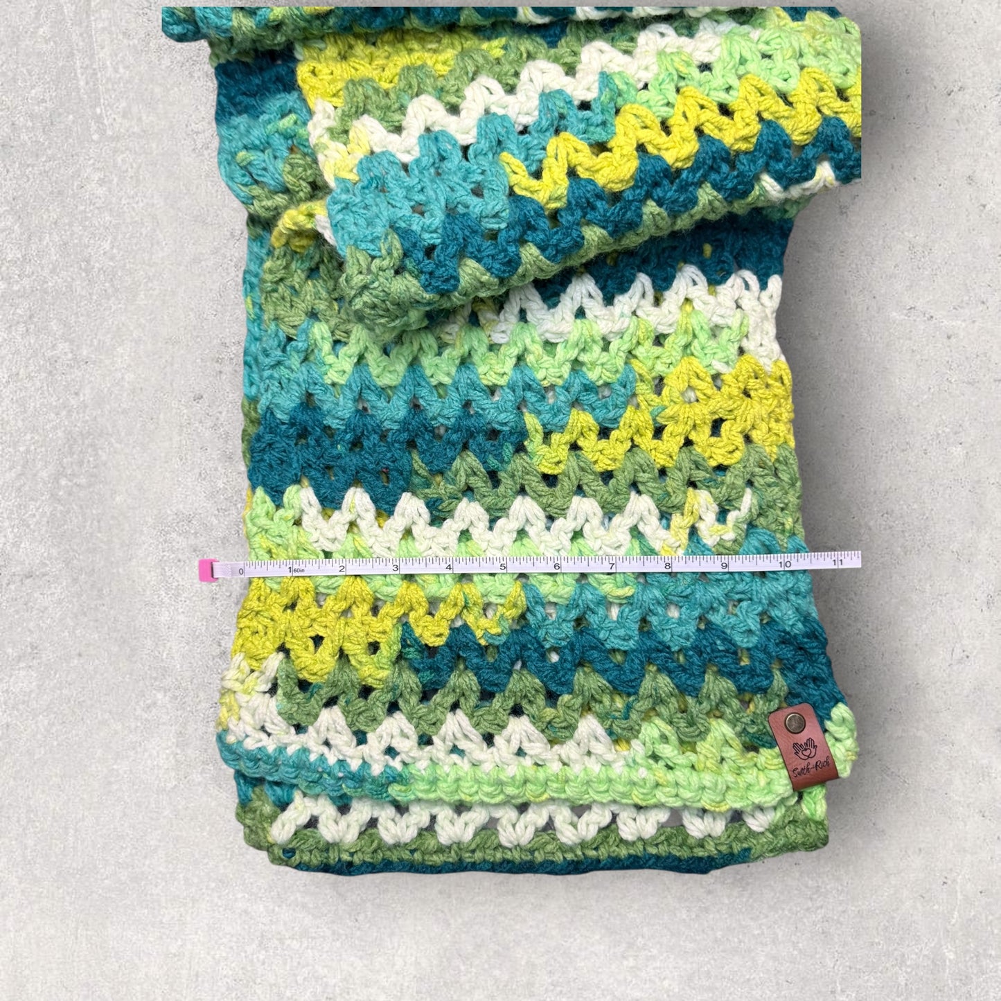 Crocheted V Stitch Scarf