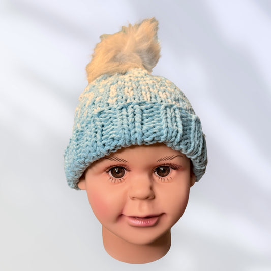 Snowflake Pom Beanie