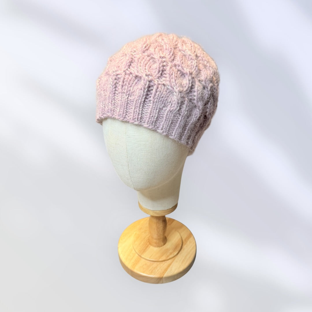 Mohair Cable Beanie