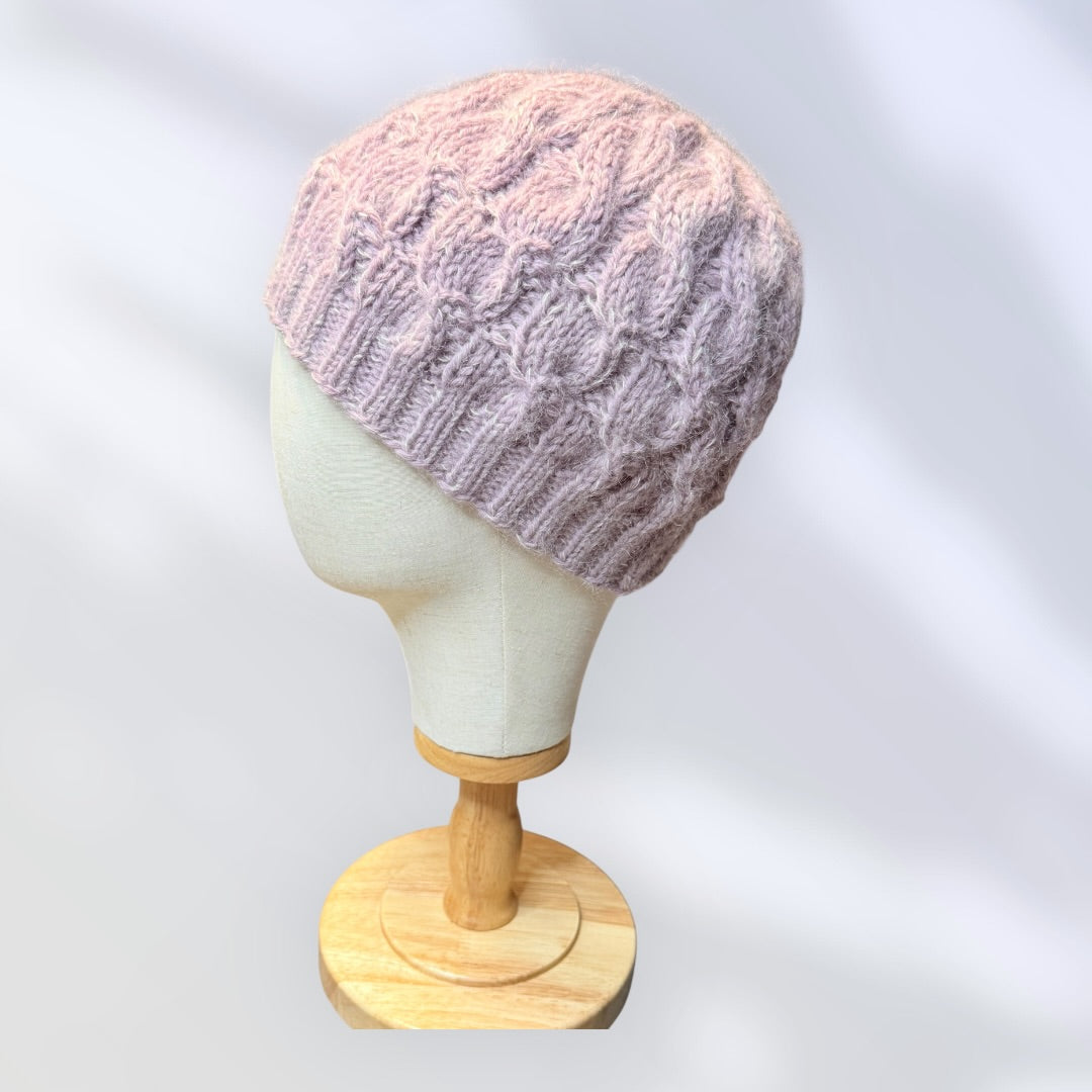 Mohair Cable Beanie