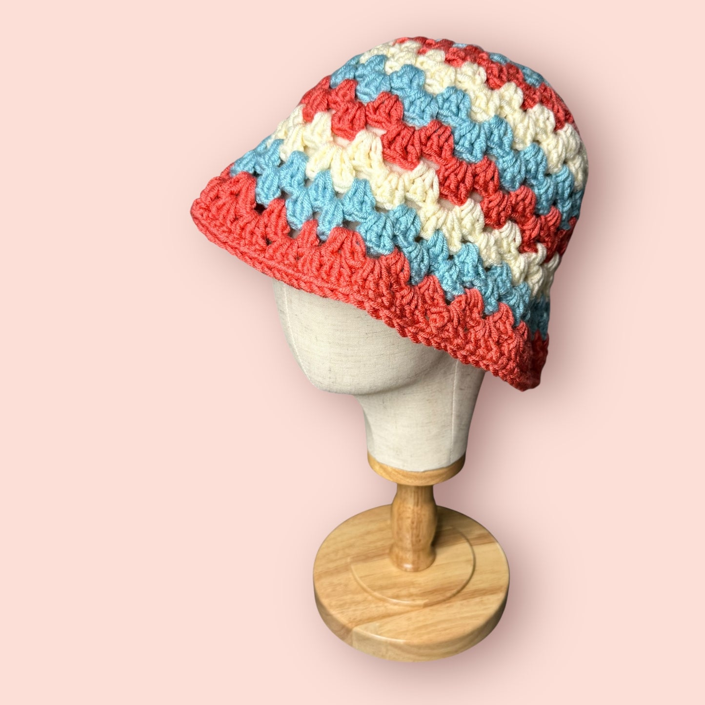 Granny Stitch Bucket Hat